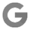 Gray capital letter G on a black background.